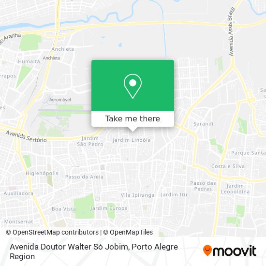 Avenida Doutor Walter Só Jobim map