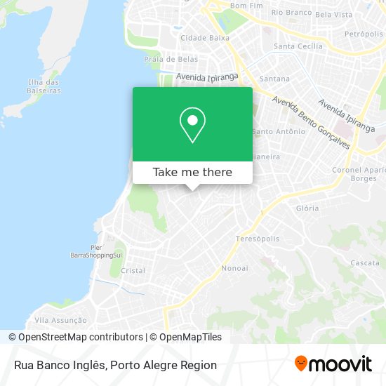 Rua Banco Inglês map