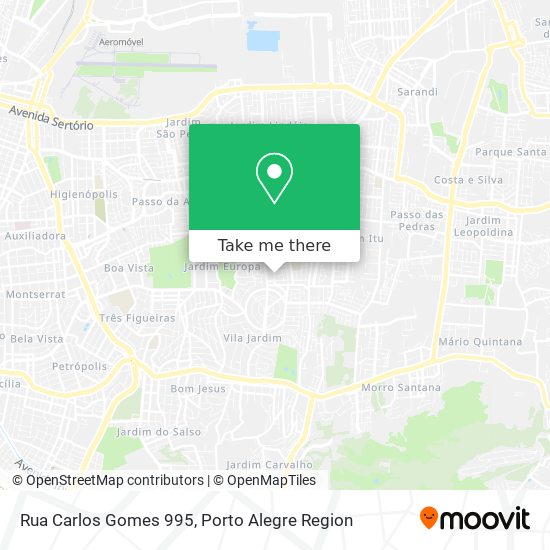 Rua Carlos Gomes 995 map