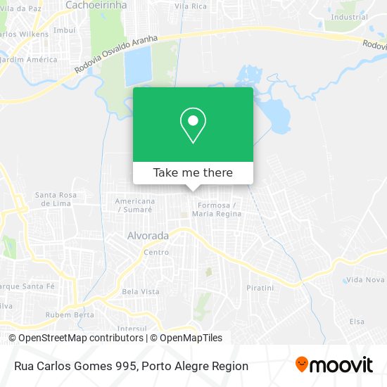 Rua Carlos Gomes 995 map