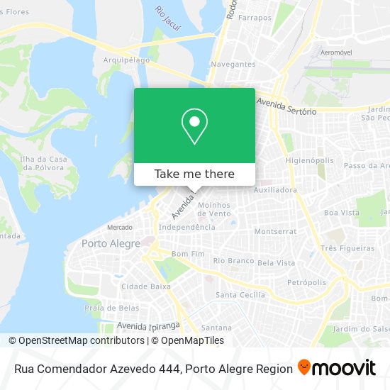 Mapa Rua Comendador Azevedo 444