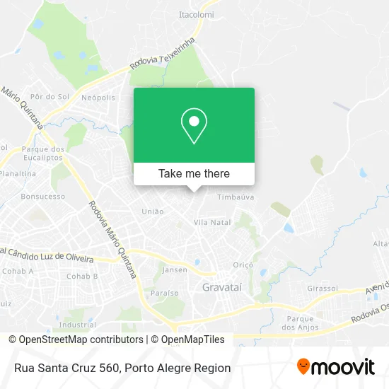 Rua Santa Cruz 560 map