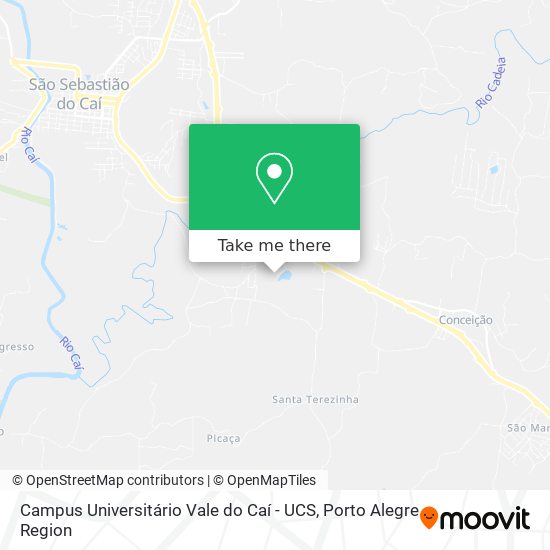 Campus Universitário Vale do Caí - UCS map