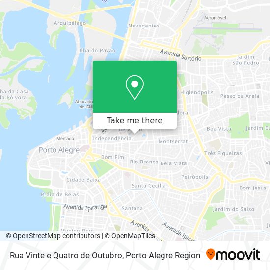 Rua Vinte e Quatro de Outubro map