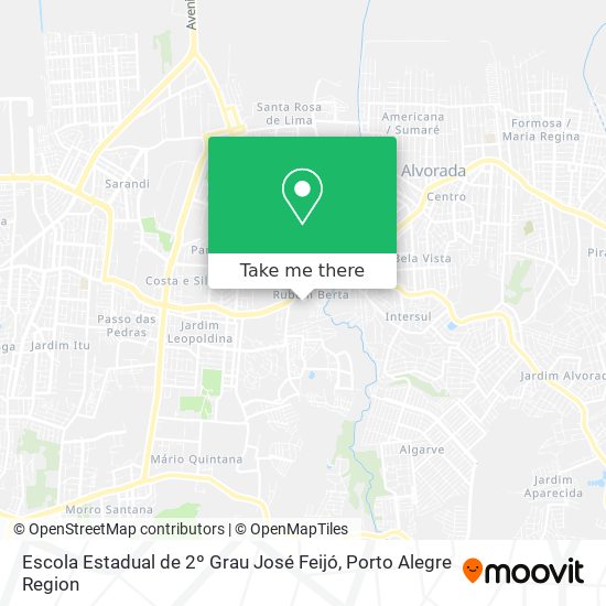 Escola Estadual de 2º Grau José Feijó map