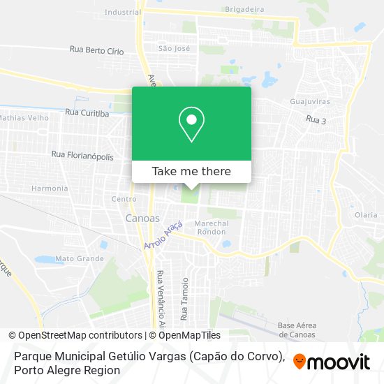 Parque Municipal Getúlio Vargas (Capão do Corvo) map