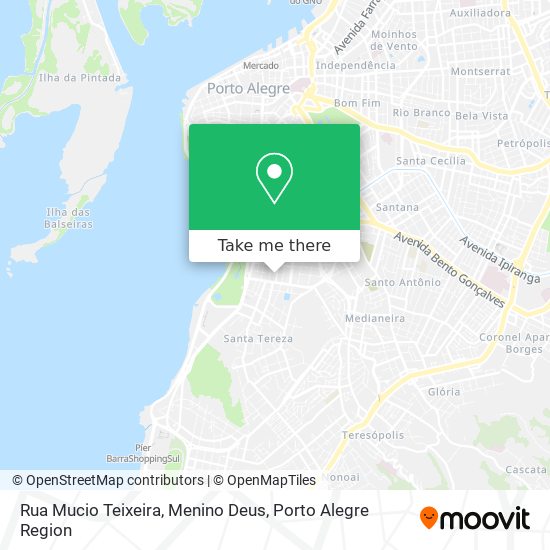 Rua Mucio Teixeira,  Menino Deus map