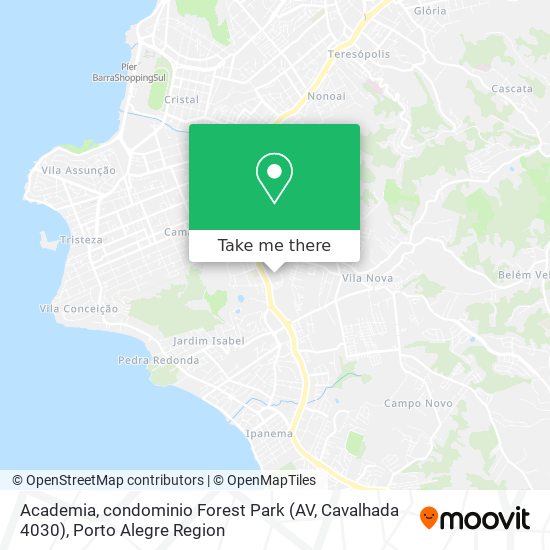 Academia, condominio Forest Park (AV, Cavalhada 4030) map