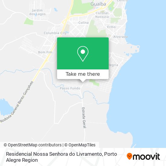 Residencial Nossa Senhora do Livramento map