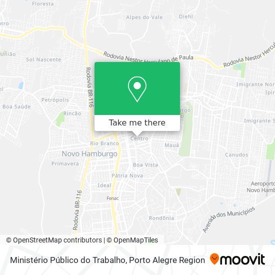 Ministério Público do Trabalho map