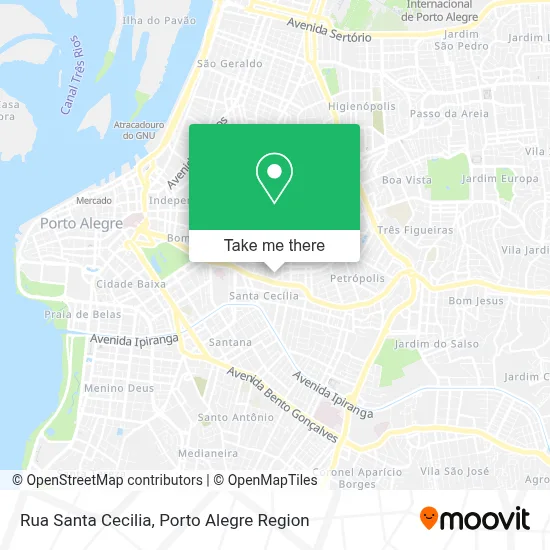 Rua Santa Cecilia map