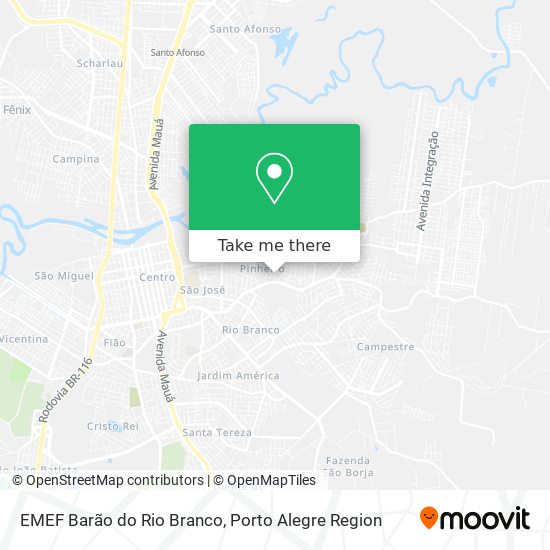 EMEF Barão do Rio Branco map