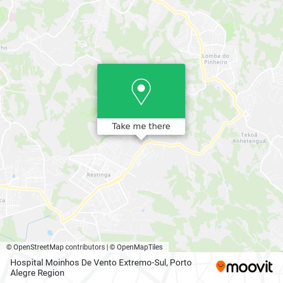 Hospital Moinhos De Vento Extremo-Sul map