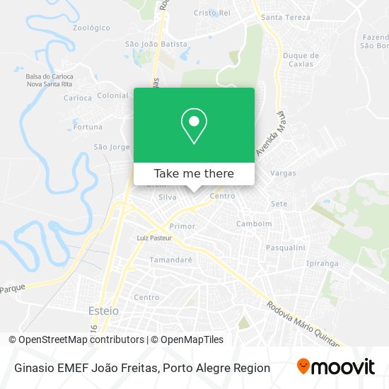 Ginasio EMEF João Freitas map