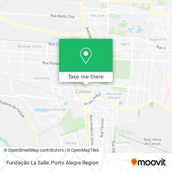 Fundação La Salle map