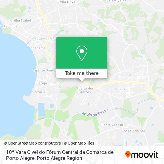 10ª Vara Civel do Fórum Central da Comarca de Porto Alegre map