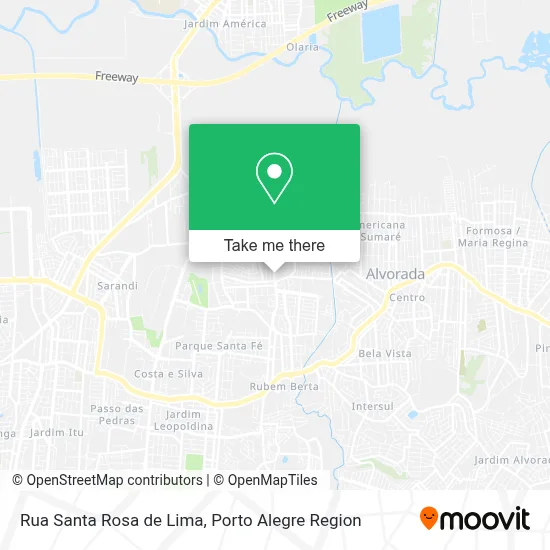 Rua Santa Rosa de Lima map