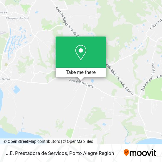 J.E. Prestadora de Servicos map