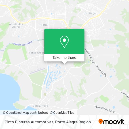 Pinto Pinturas Automotivas map