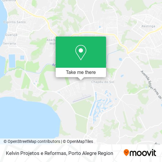 Mapa Kelvin Projetos e Reformas