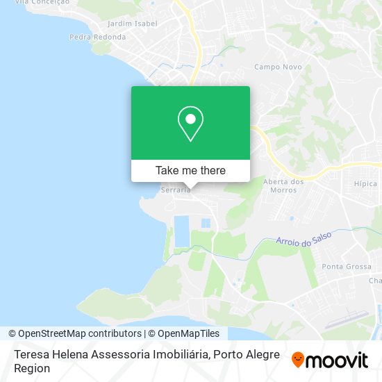 Mapa Teresa Helena Assessoria Imobiliária