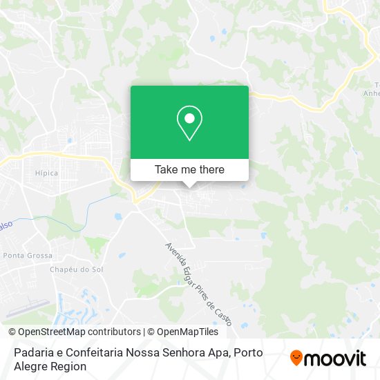 Mapa Padaria e Confeitaria Nossa Senhora Apa