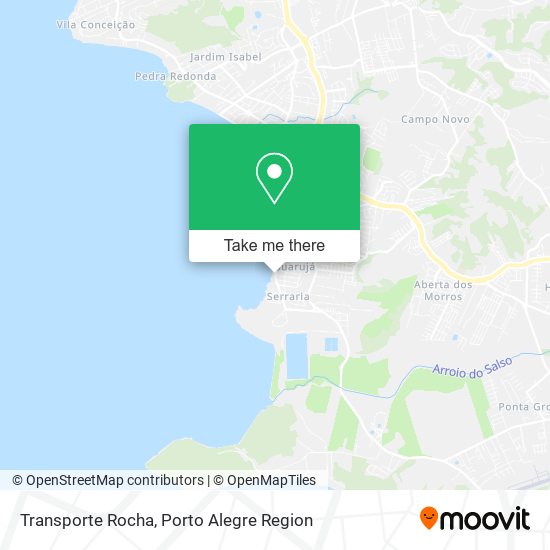 Transporte Rocha map