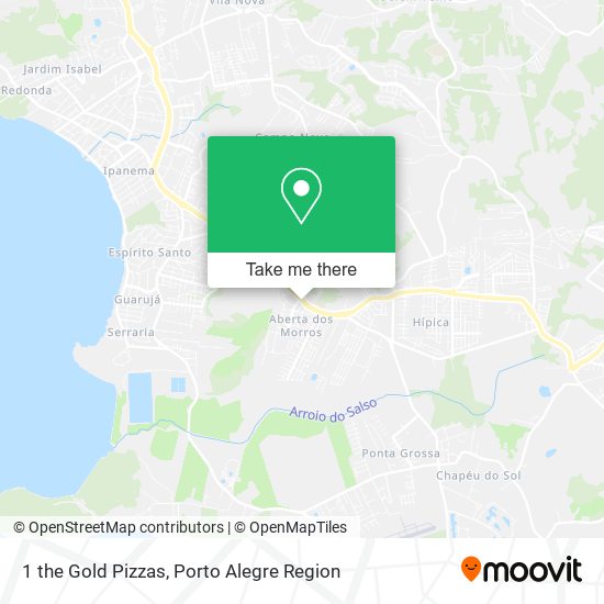 1 the Gold Pizzas map