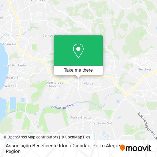 Mapa Associação Beneficente Idoso Cidadão