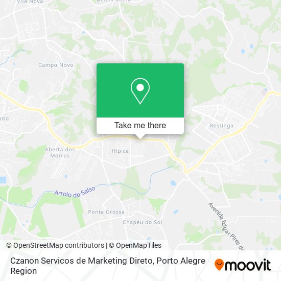 Mapa Czanon Servicos de Marketing Direto