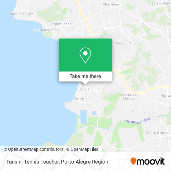 Tansini Tennis Teacher map