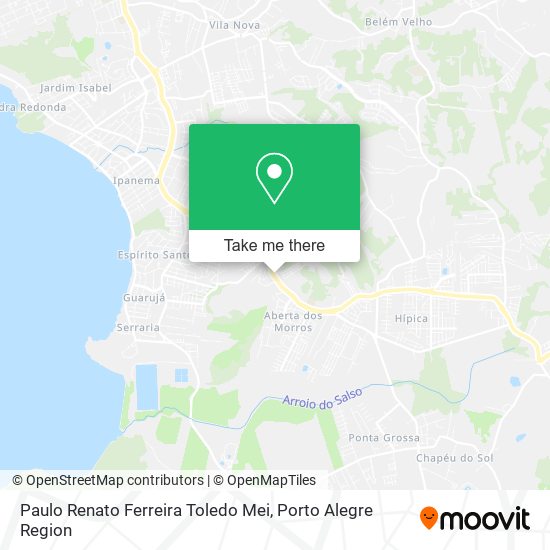 Paulo Renato Ferreira Toledo Mei map