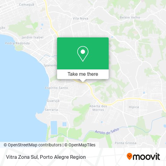 Mapa Vitra Zona Sul