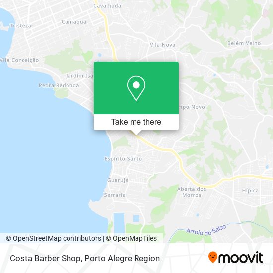 Costa Barber Shop map