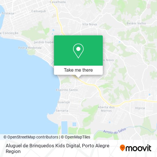Aluguel de Brinquedos Kids Digital map