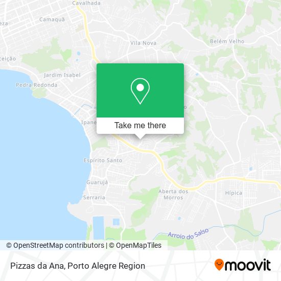 Pizzas da Ana map