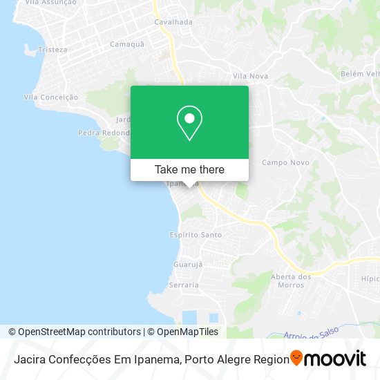 Jacira Confecções Em Ipanema map