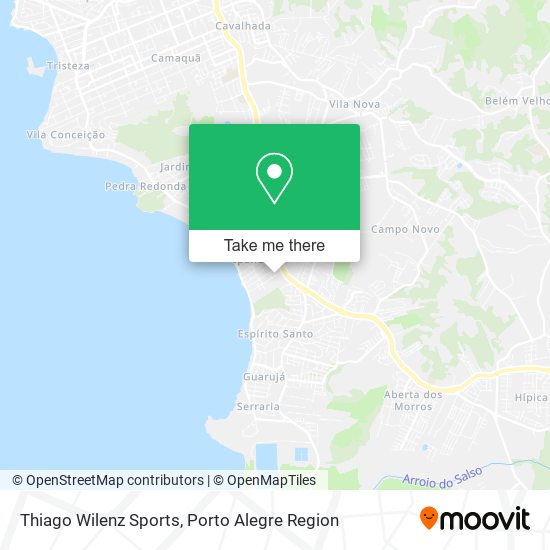 Thiago Wilenz Sports map