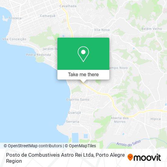 Posto de Combustiveis Astro Rei Ltda map