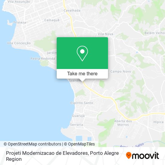 Mapa Projeti Modernizacao de Elevadores