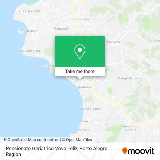 Mapa Pensionato Geriátrico Vovo Feliz