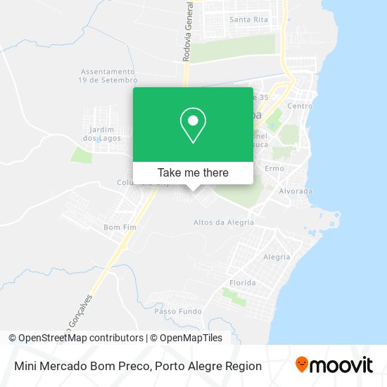 Mini Mercado Bom Preco map