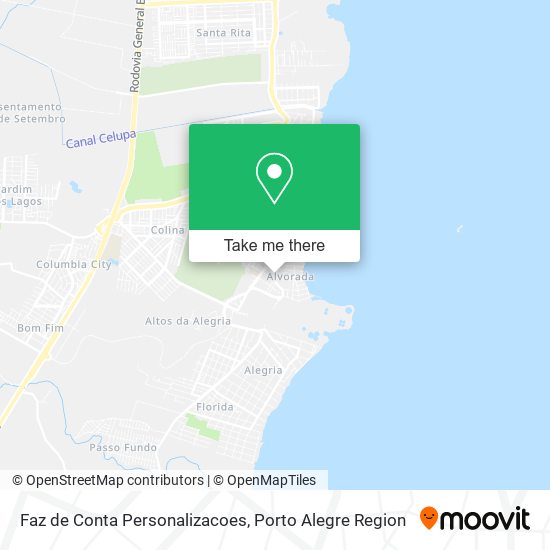 Faz de Conta Personalizacoes map