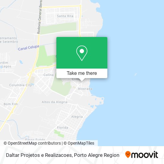 Daltar Projetos e Realizacoes map