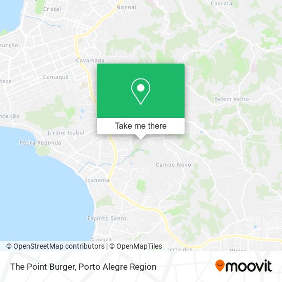 The Point Burger map