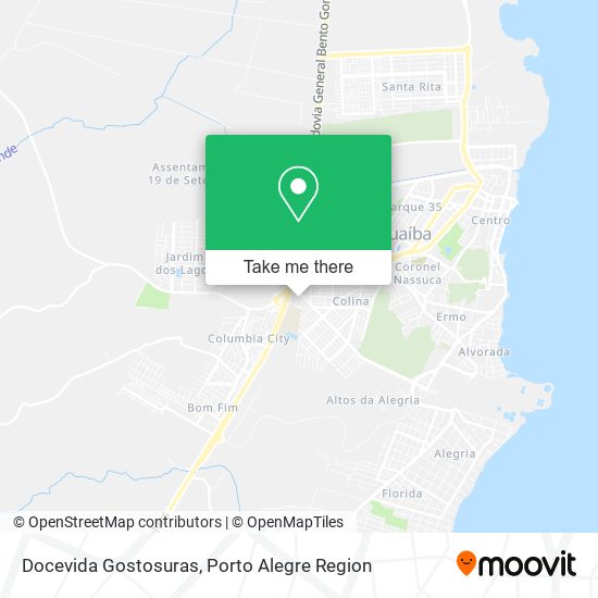 Mapa Docevida Gostosuras