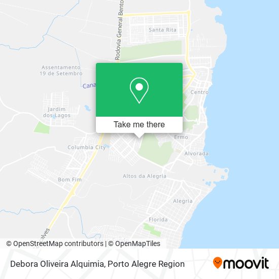 Debora Oliveira Alquimia map