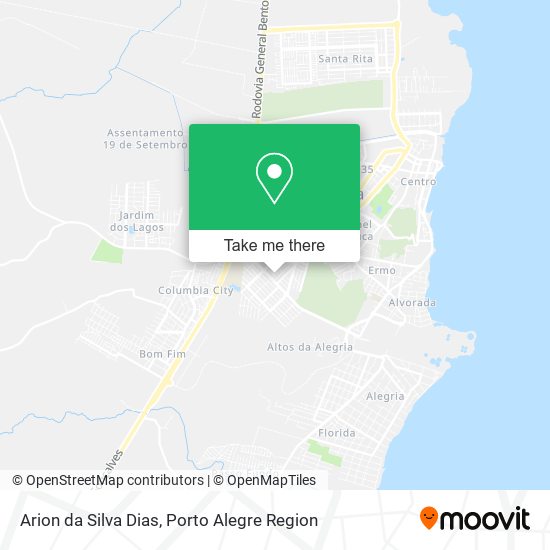 Arion da Silva Dias map