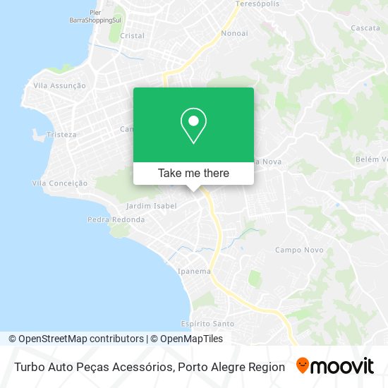 Turbo Auto Peças Acessórios map