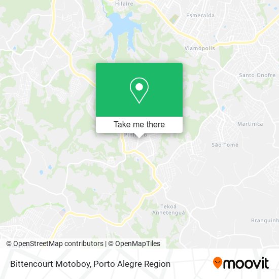 Bittencourt Motoboy map